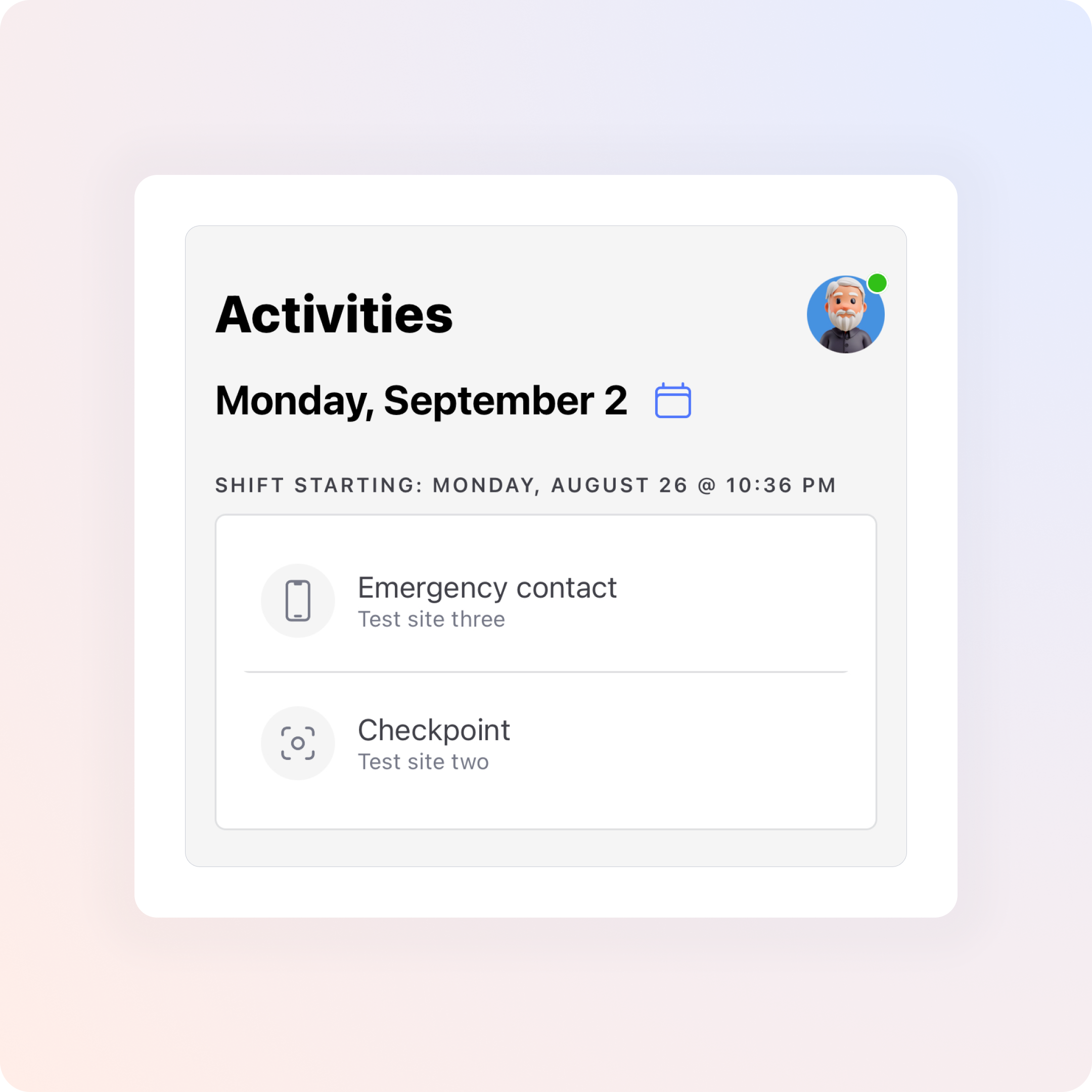 Automatic daily activity reports